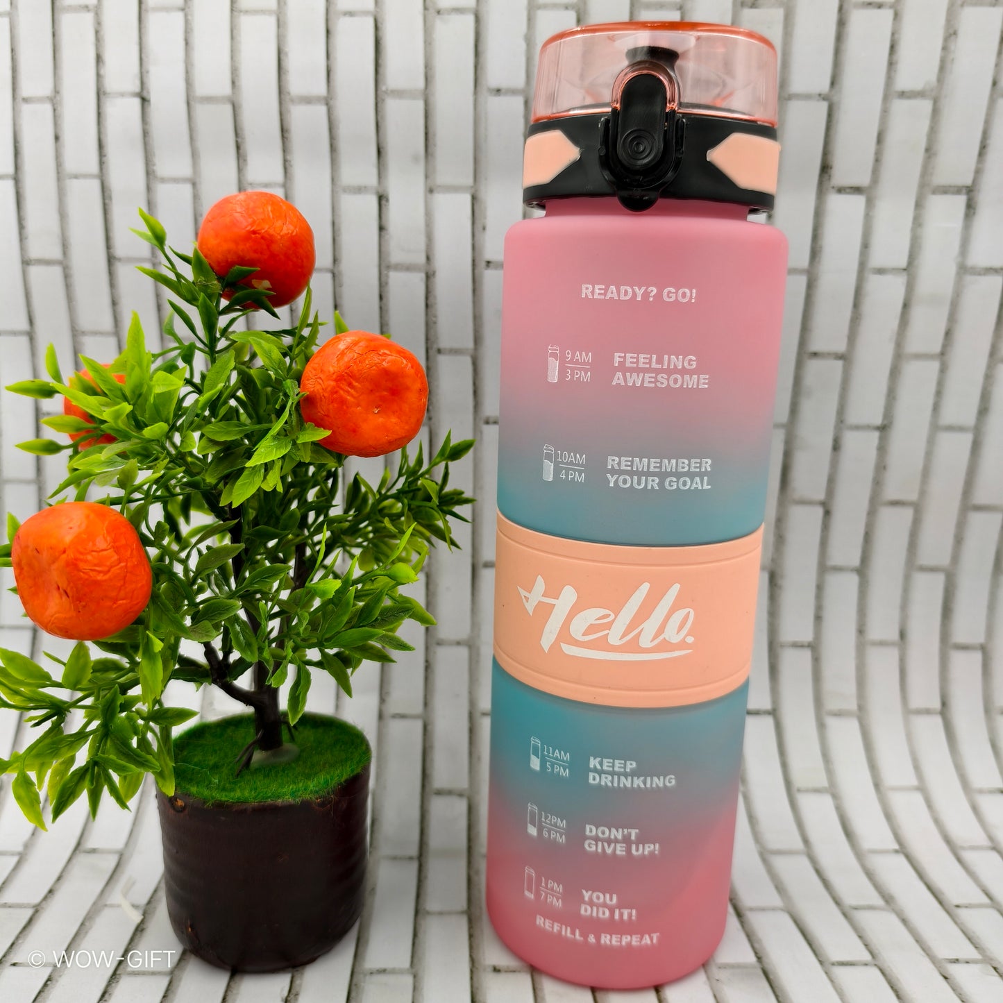 Hello Motivational Bottle