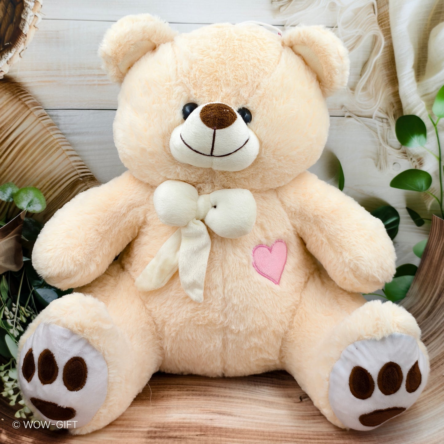 Ribbon Teddy Big Soft Toy