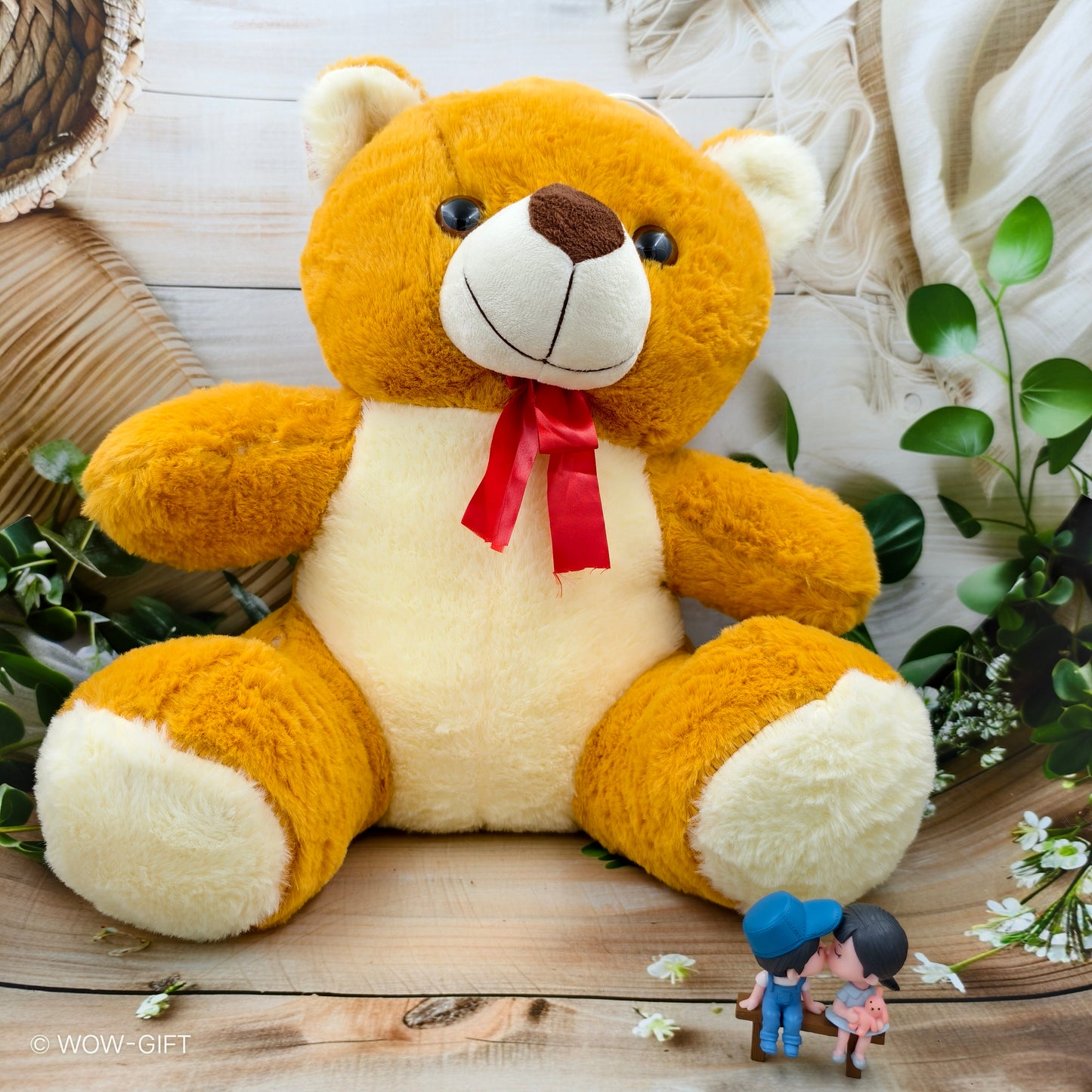Ribbon Small Teddy Soft Toy