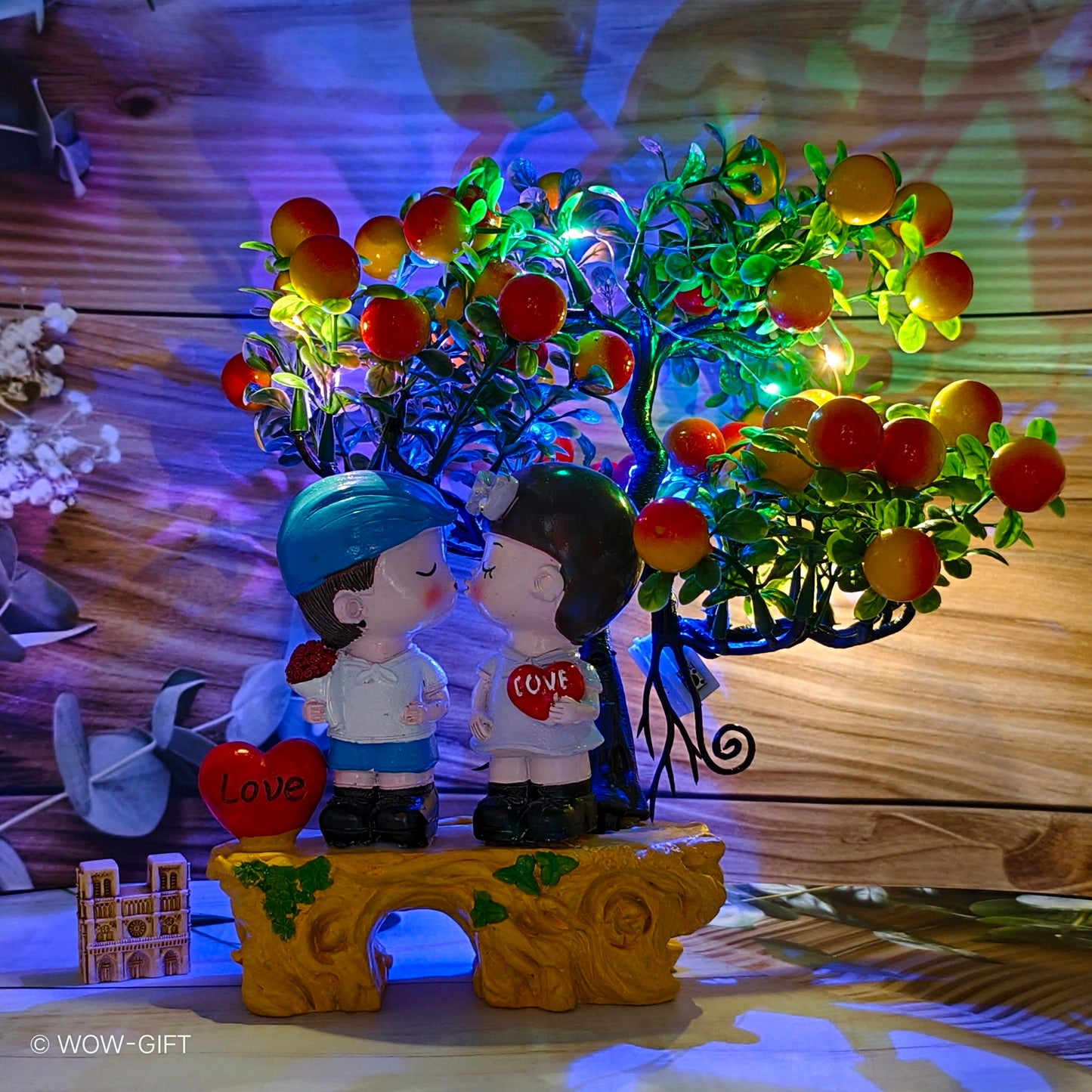 LED Tree Couple Show Piece