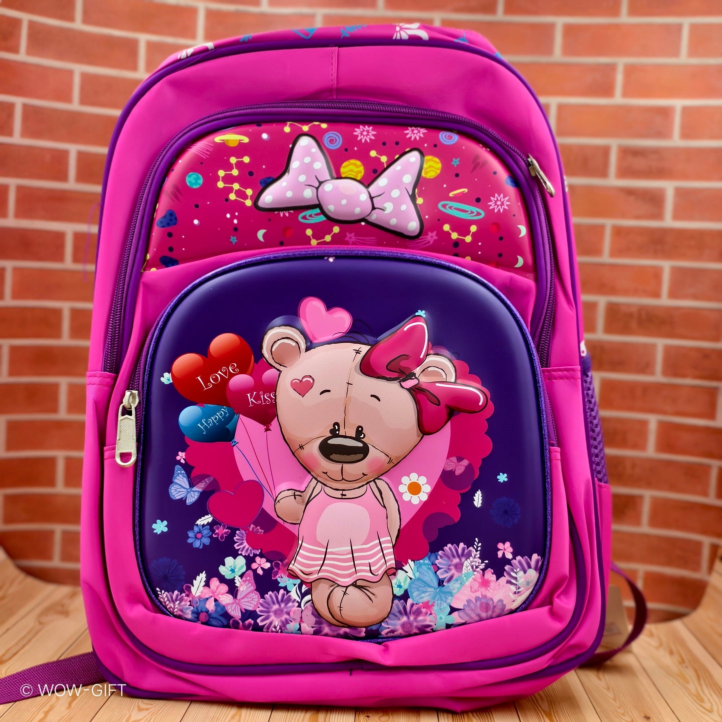 Cartoon Embossed Backbag For Kids