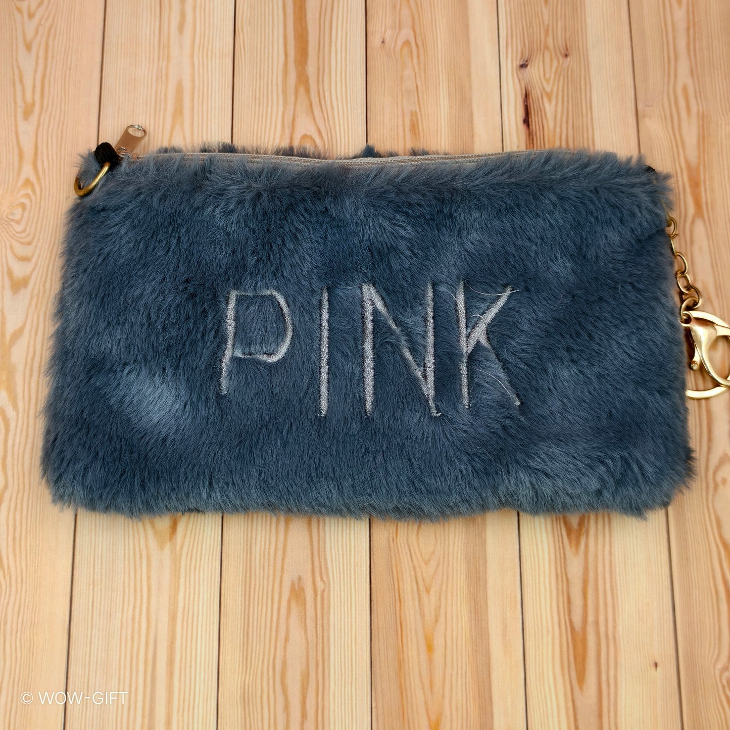 Pink Fur Purse