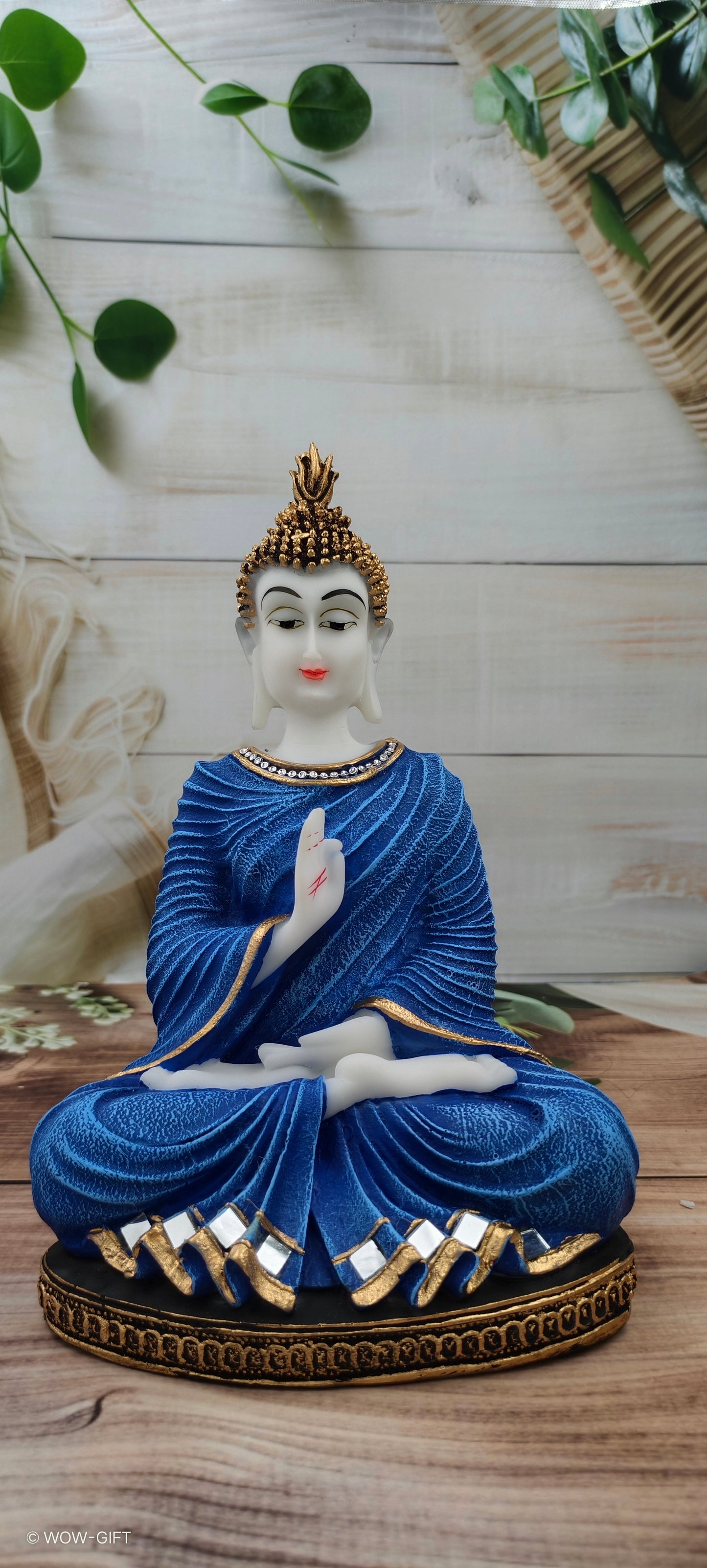 Blue Buddha Statue