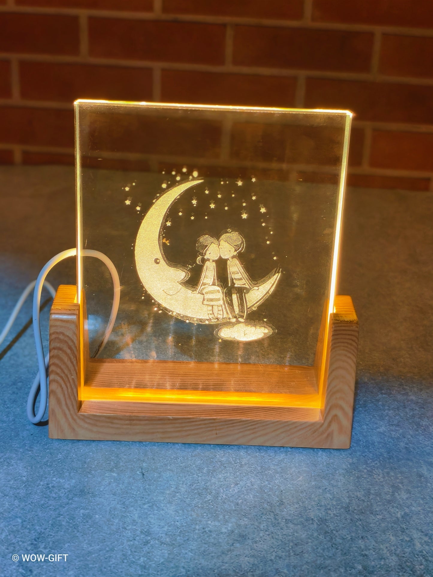 Led Laser Cut Couple Show Piece