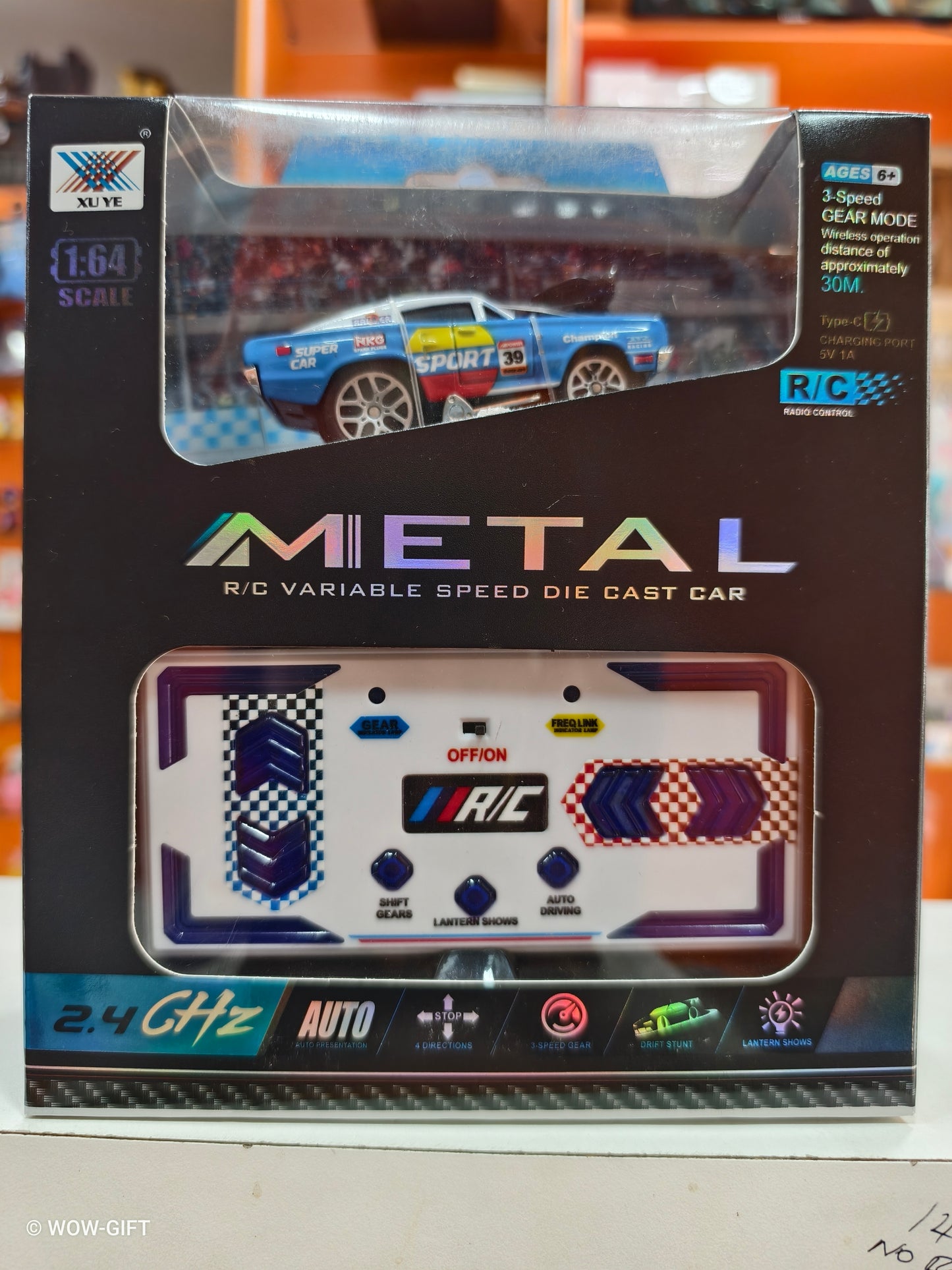 Metal R/C Variable speed Die Cast Car