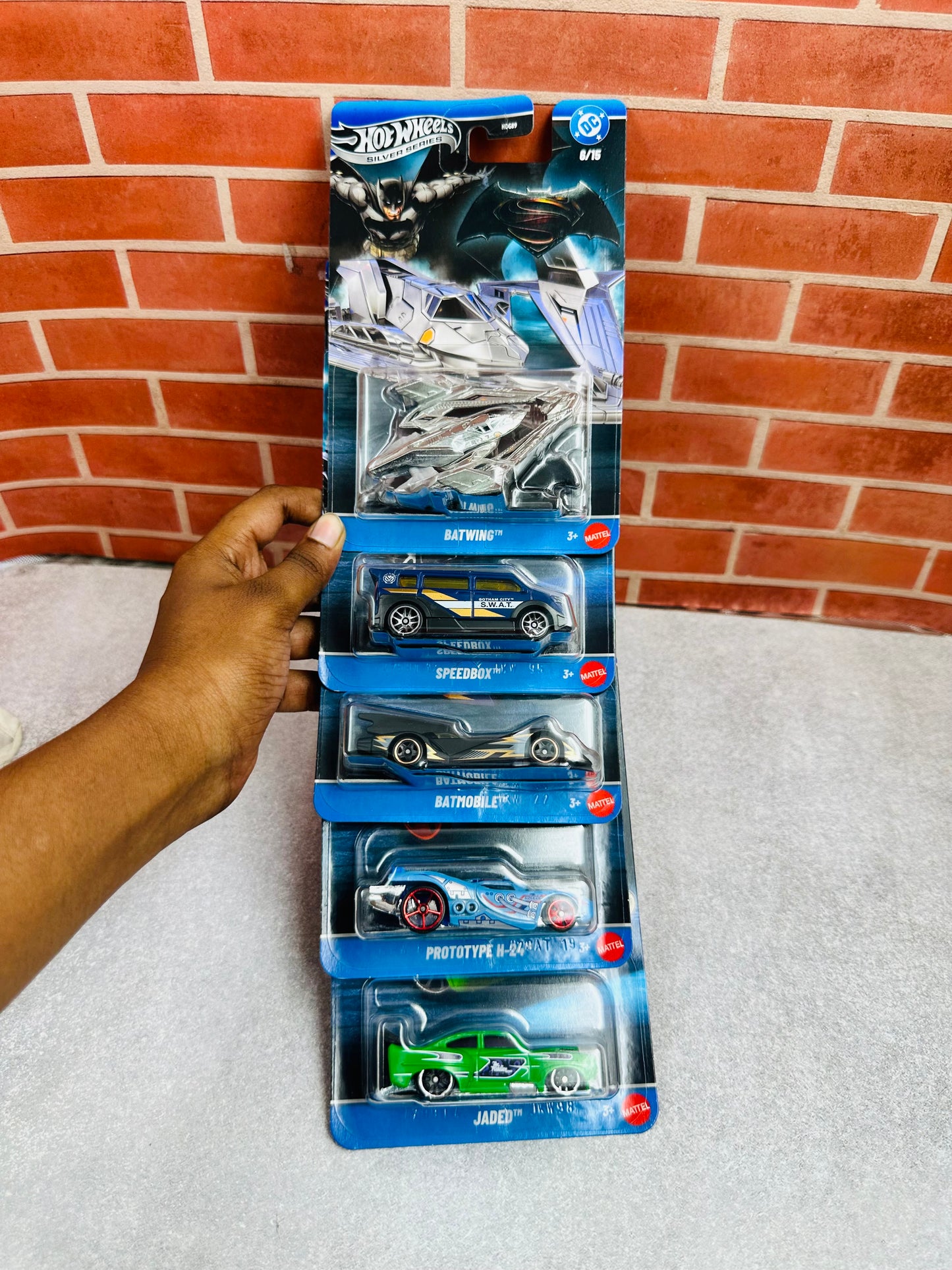 MRP - SILVER SERIES BATMAN SET OF 5 pieces