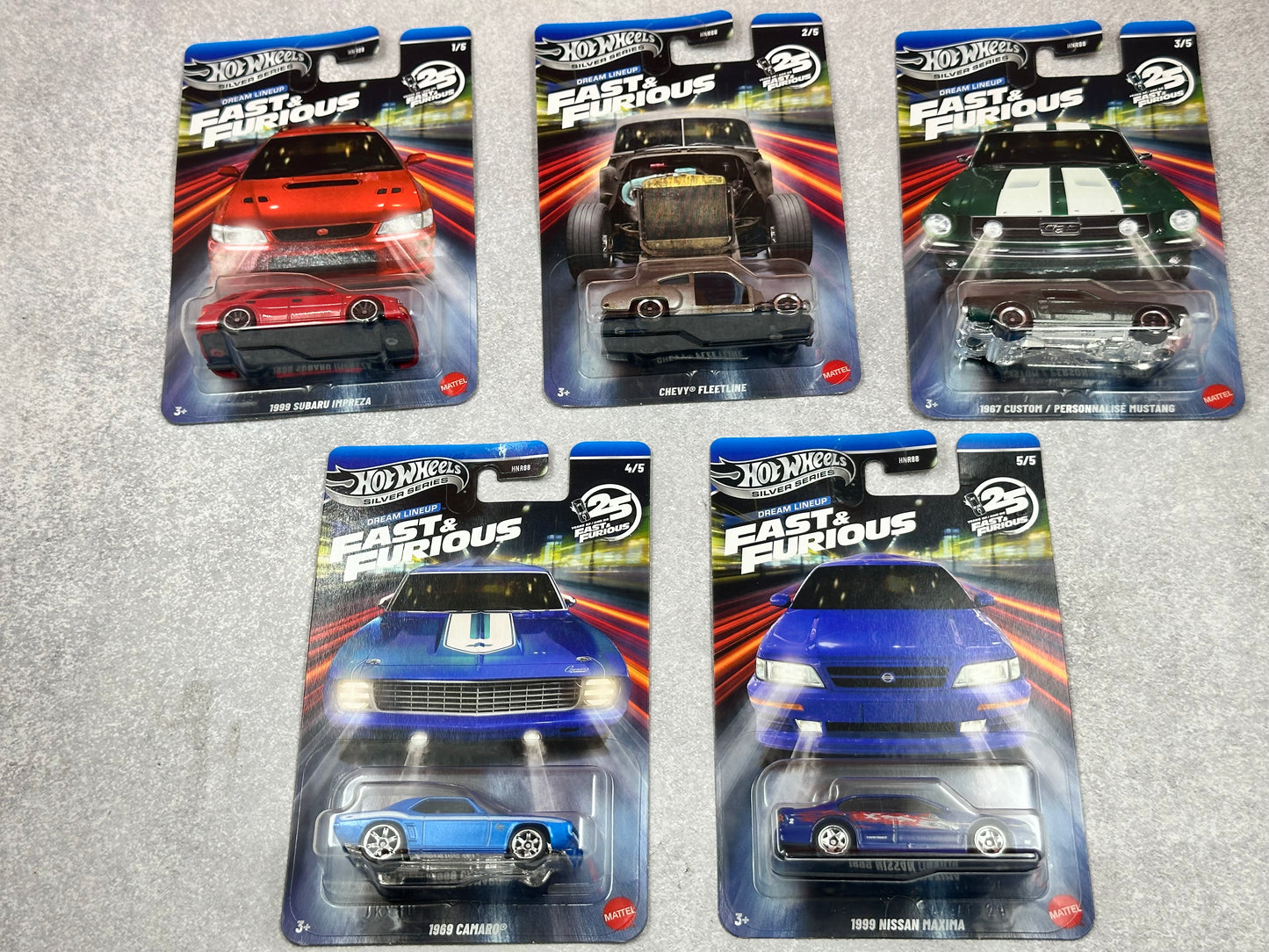 FAST & FURIOUS DREAM LINEUP IMPORTED SET