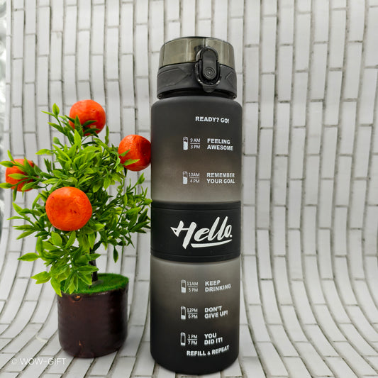 Hello Motivational Bottle