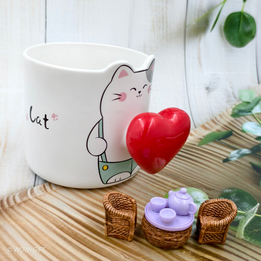 Cat Heart Mug