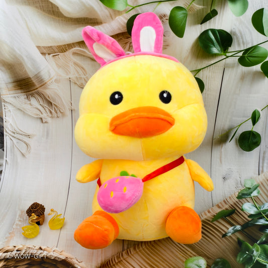 Duck With Bag Soft Toy