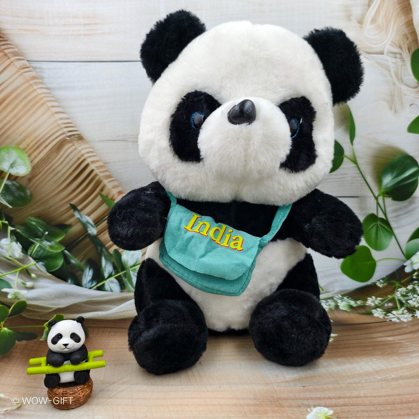Panda With Bag Soft Toy