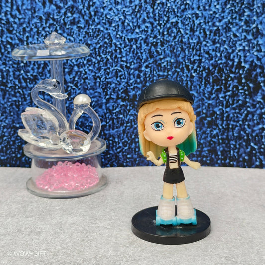 Black Pink Anime Toy