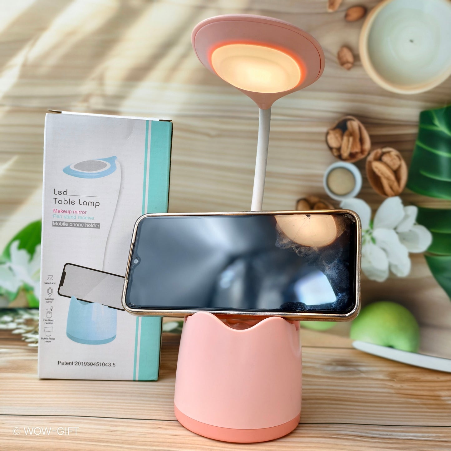 Led Lamp with Makup Mirror