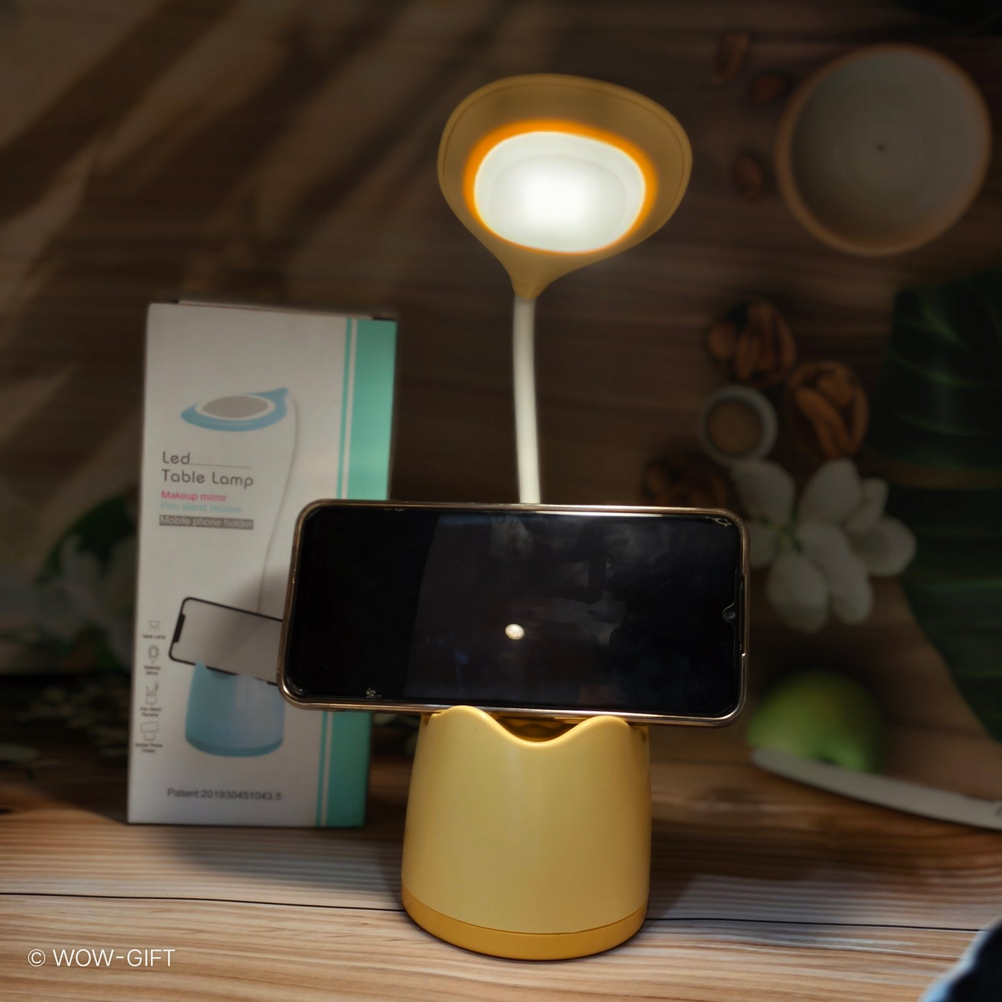Led Lamp With Makeup Mirror