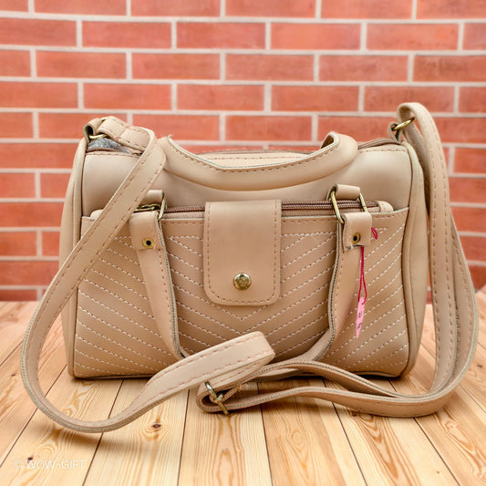 4 Zip Hand Bag With Sling