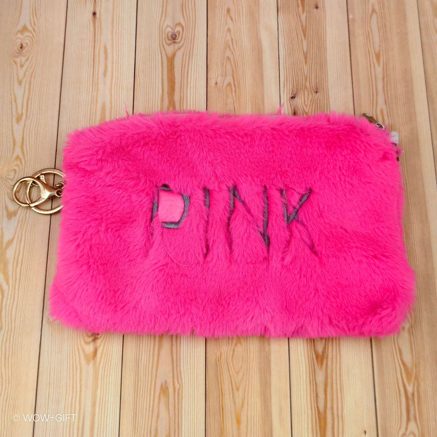 Pink Fur Purse