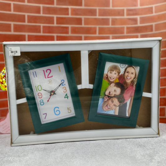 Photo Frame With Clock