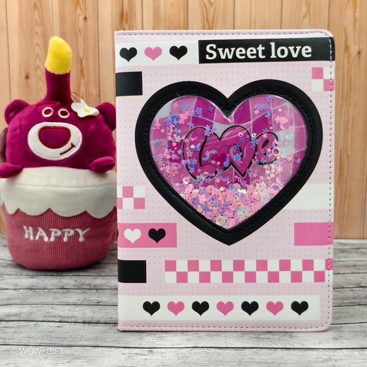 Heart Glitter Diary