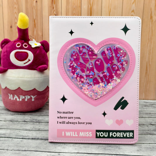 Heart Glitter Diary