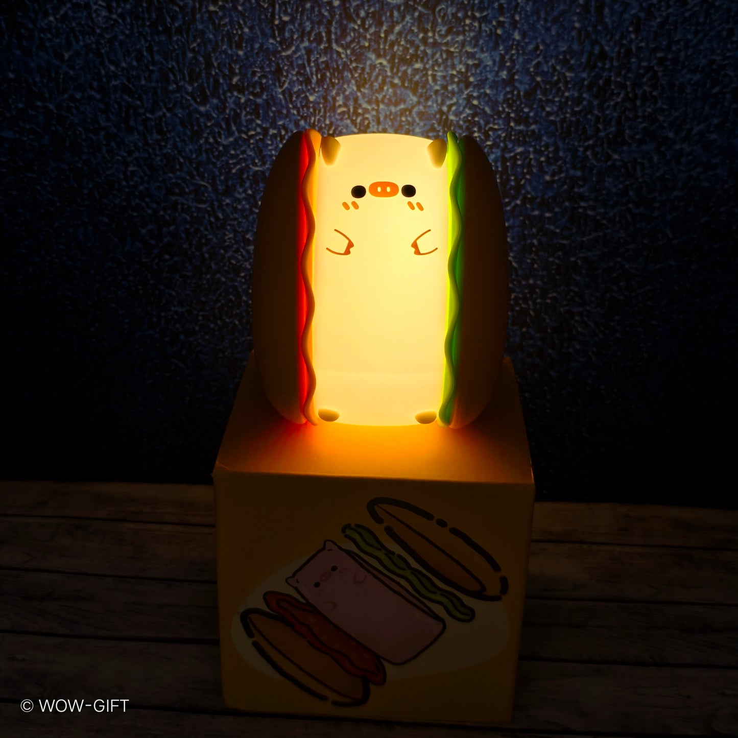 Silicon Burger Lamp