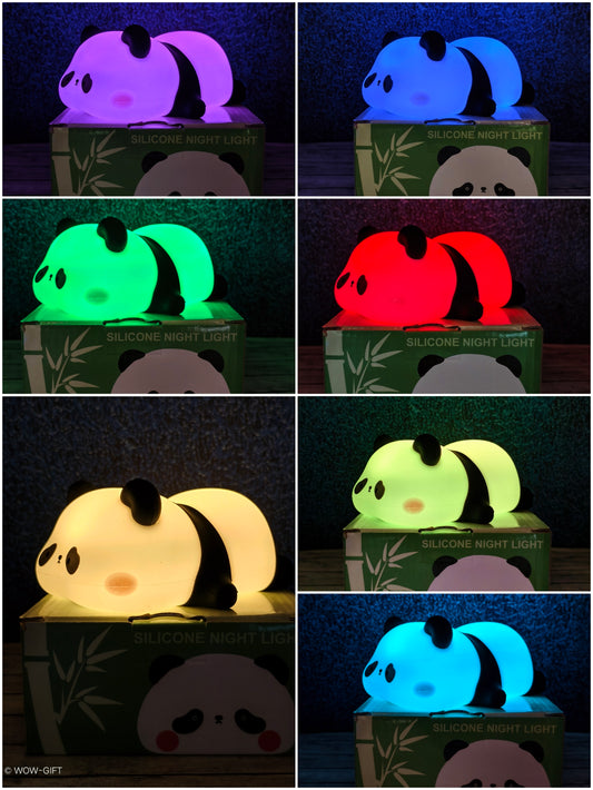 Silicon Lazy Panda Lamp