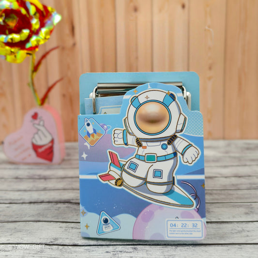 Astronaut With Mini Diary