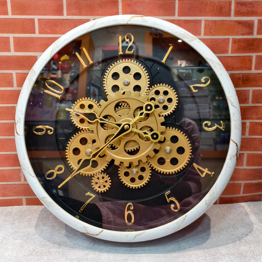 Moving Gear Wall Clock