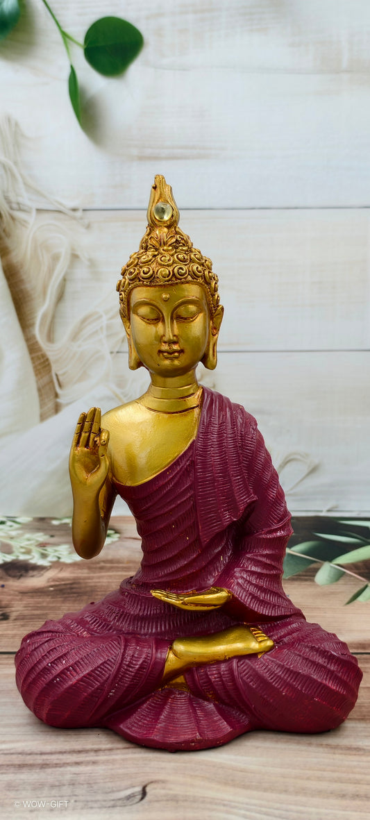 Red Buddha Statue