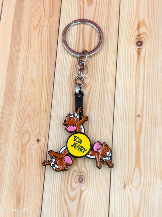 Metal Spinner Keychain
