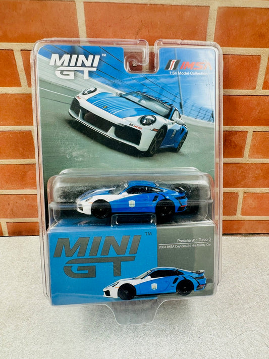 Mini GT - Porsche 911 Turbo S - 2023 IMSA Daytona 24 Hrs Safety Car