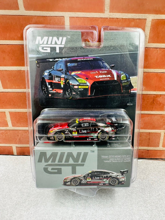 Mini GT - Nissan GT-R NISMO GT3 #11 - 2023 SUPER GT SERIES - "GANIER TANAX GT-R" GAINER