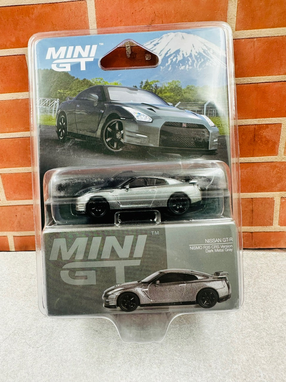 MIni GT - NISSAN GT-R - NISMO R35 CRS Version - Dark Metal Gray