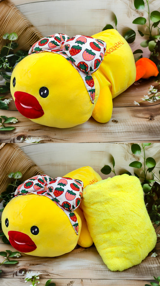Strawberry Duck With Blanket