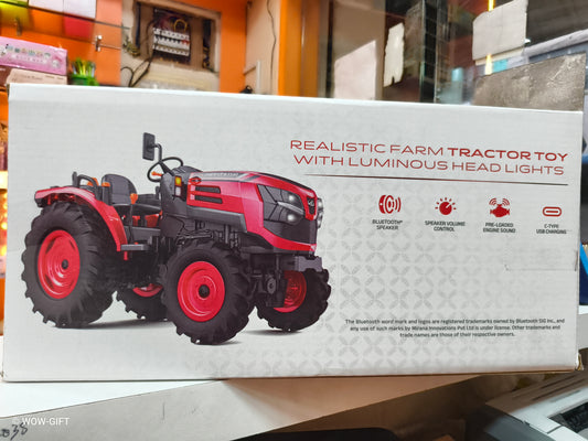 Realistic Farm R/C Tractor Toy with luminous Head Lights