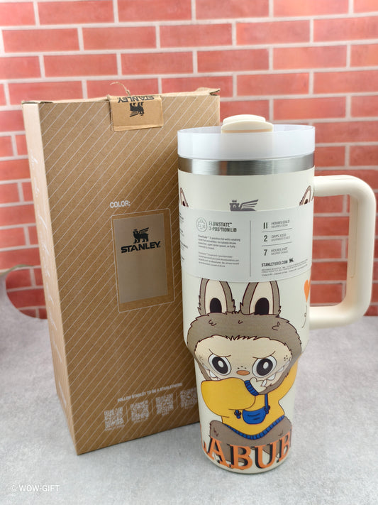Stanley Labubu Jar Off white