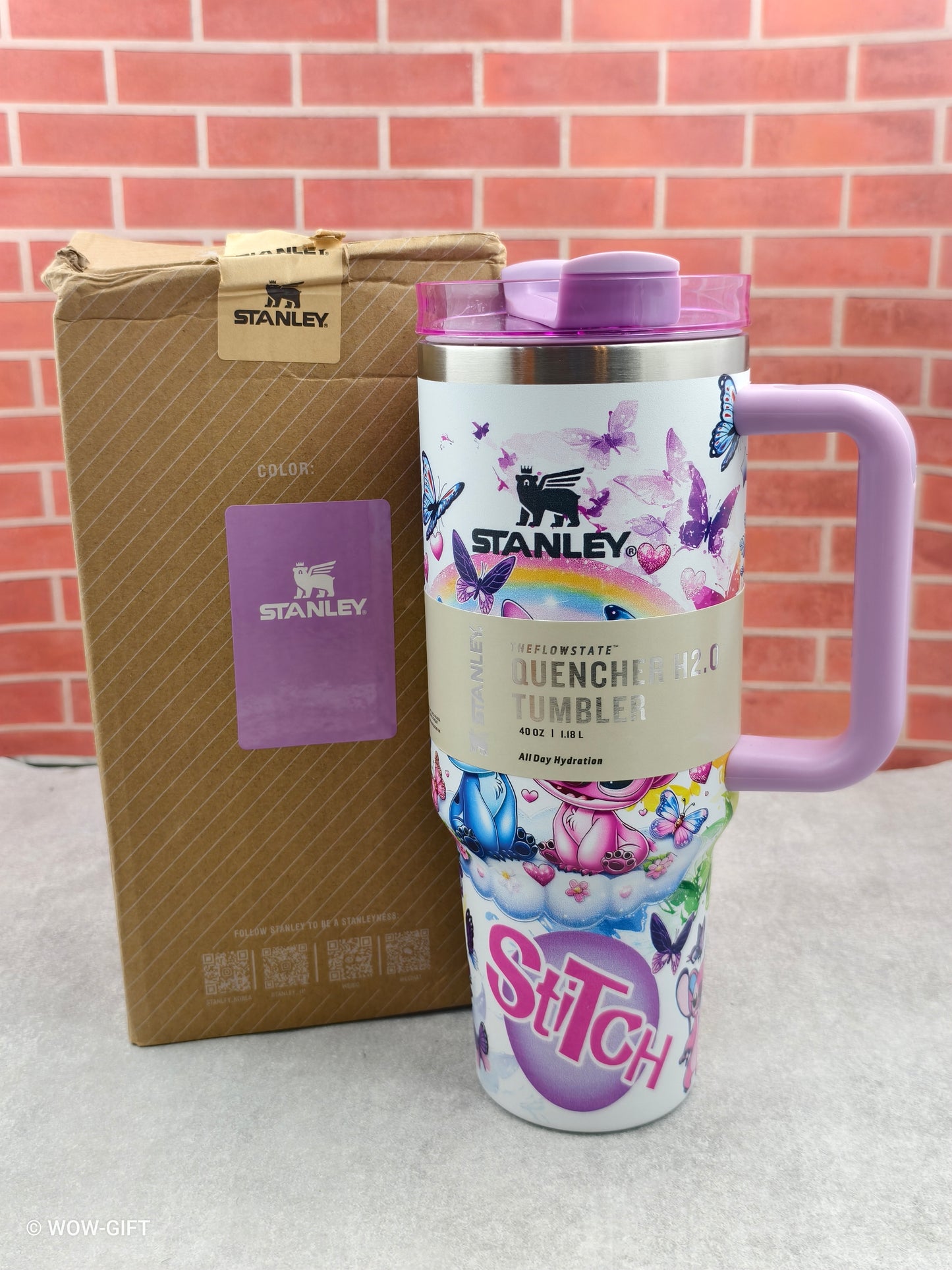 Stanley Stitch Jar Purple